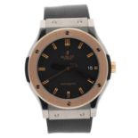 Hublot Geneve Classic Fusion automatic gentleman's wristwatch, serial no. 1021xxx, rose gold