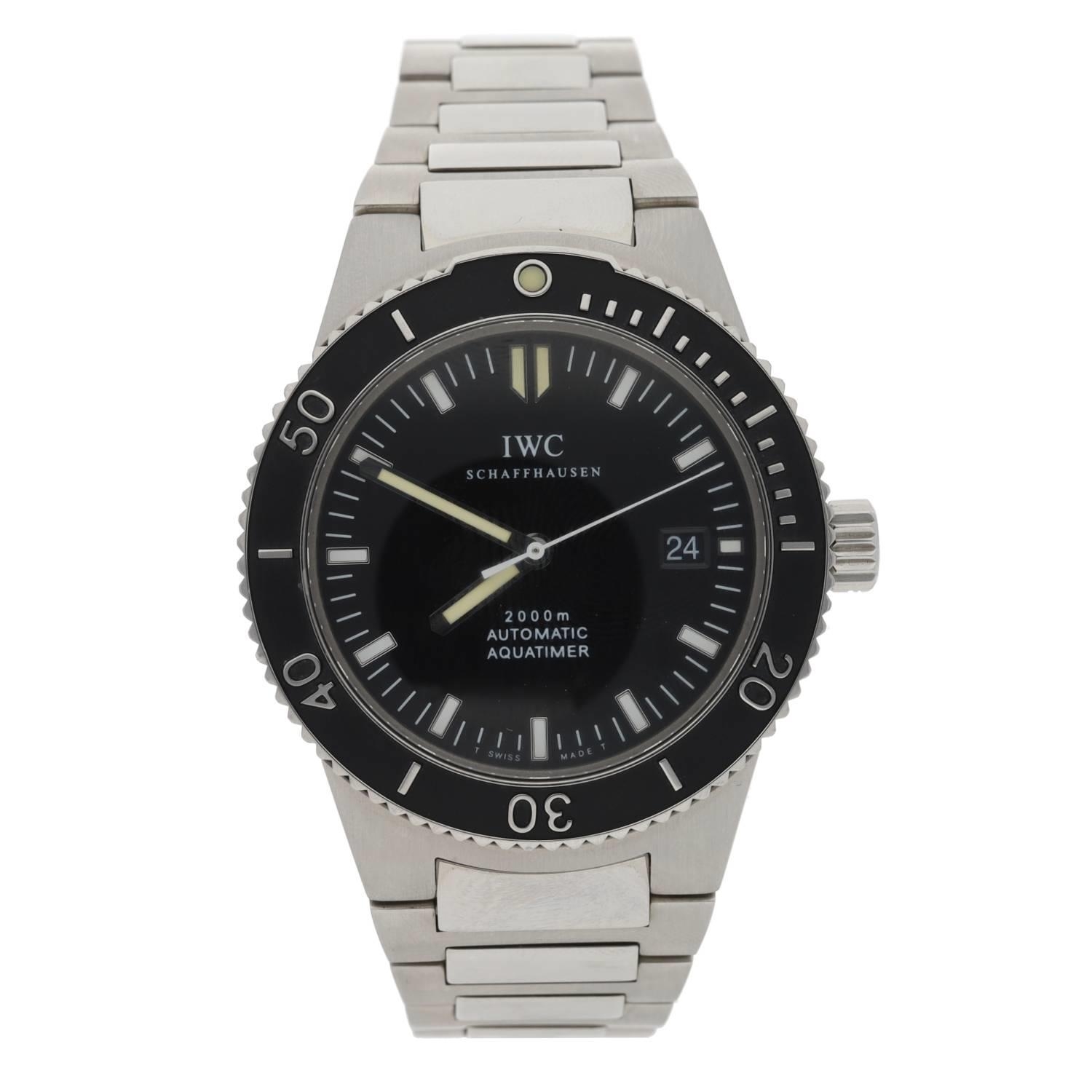 IWC (International Watch Company) Aquatimer GST 2000M automatic stainless steel gentleman's - Image 2 of 4
