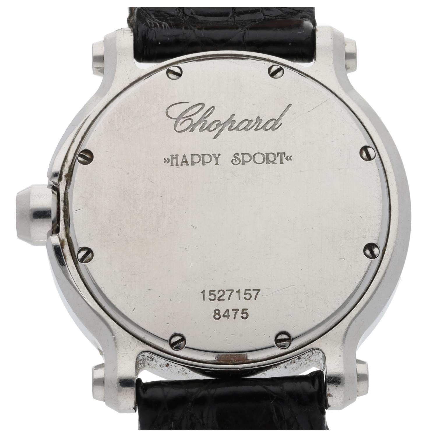 Chopard Happy Sport stainless steel wristwatch, reference no. 8475, serial no. 1527xxx, the dial - Image 2 of 2