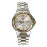 Longines 100 Metres two-tone gentleman's wristwatch, reference no. L3612 3, serial no. 28208xxx,