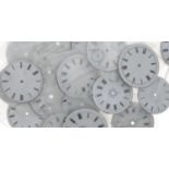 Quantity of enamel fob watch dials (60 approx)