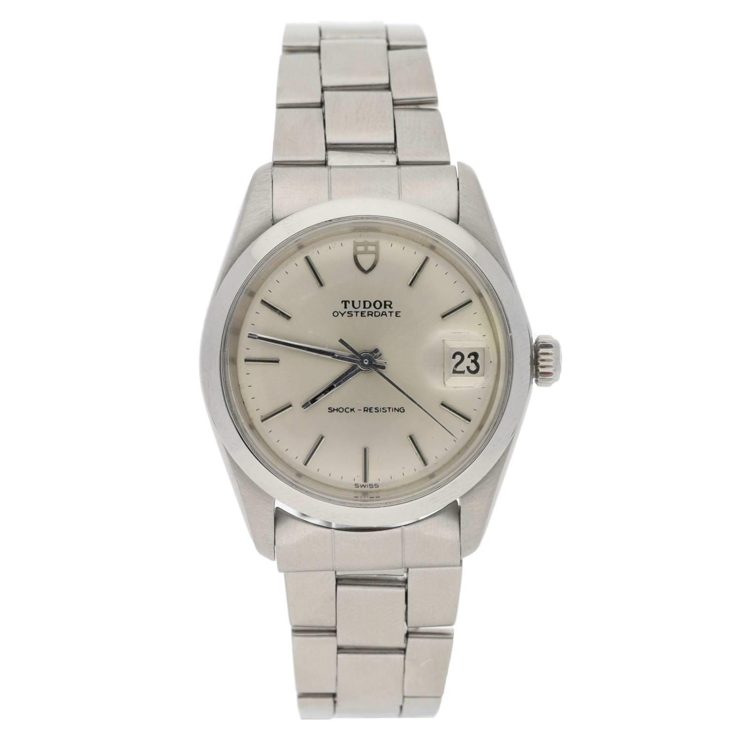 Tudor Oysterdate stainless steel gentleman's wristwatch, reference no. 7992/0, serial no. 662xxx,