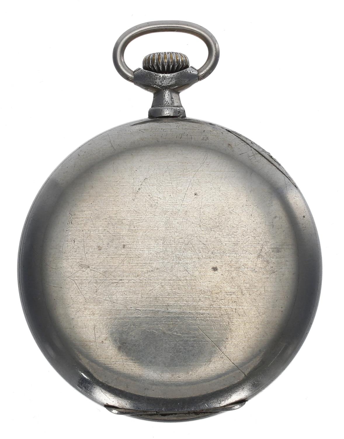 Omega - nickel cased lever pocket watch, case no. 6905179, serial no. 7671xxx, circa 1930's, - Image 4 of 4