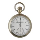 Elgin National Watch Co. lever set nickel cased pocket watch, circa 1891, serial no. 4470680, signed