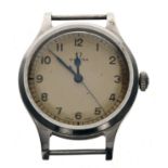 Omega British Military R.A.F. Pilot's wristwatch, serial no. 9818629, circa 1956, signed circular