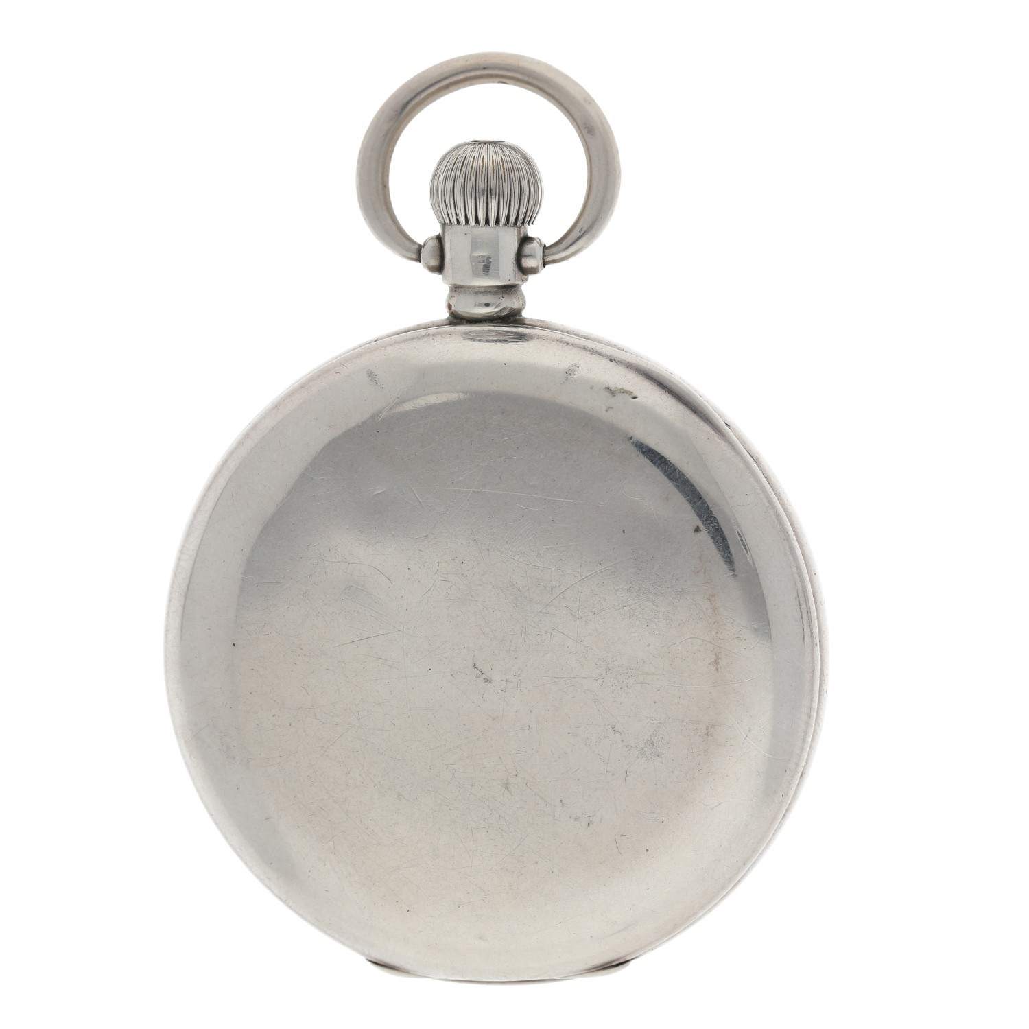 Paul Ditisheim, Solvil - silver lever half hunter pocket watch, Birmingham 1923, signed movement, - Image 5 of 5