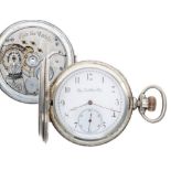 Elgin National Watch Co. lever set hunter pocket watch, circa 1886, signed movement, no. 2346806,