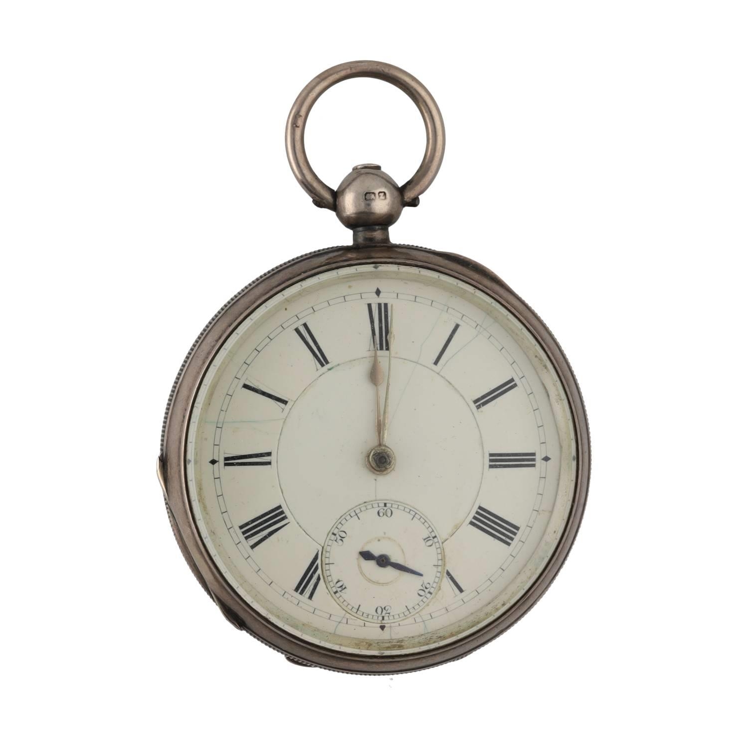 American Waltham 'The Farringdon H.' silver lever pocket watch, circa 1886, serial no. 3365987, with