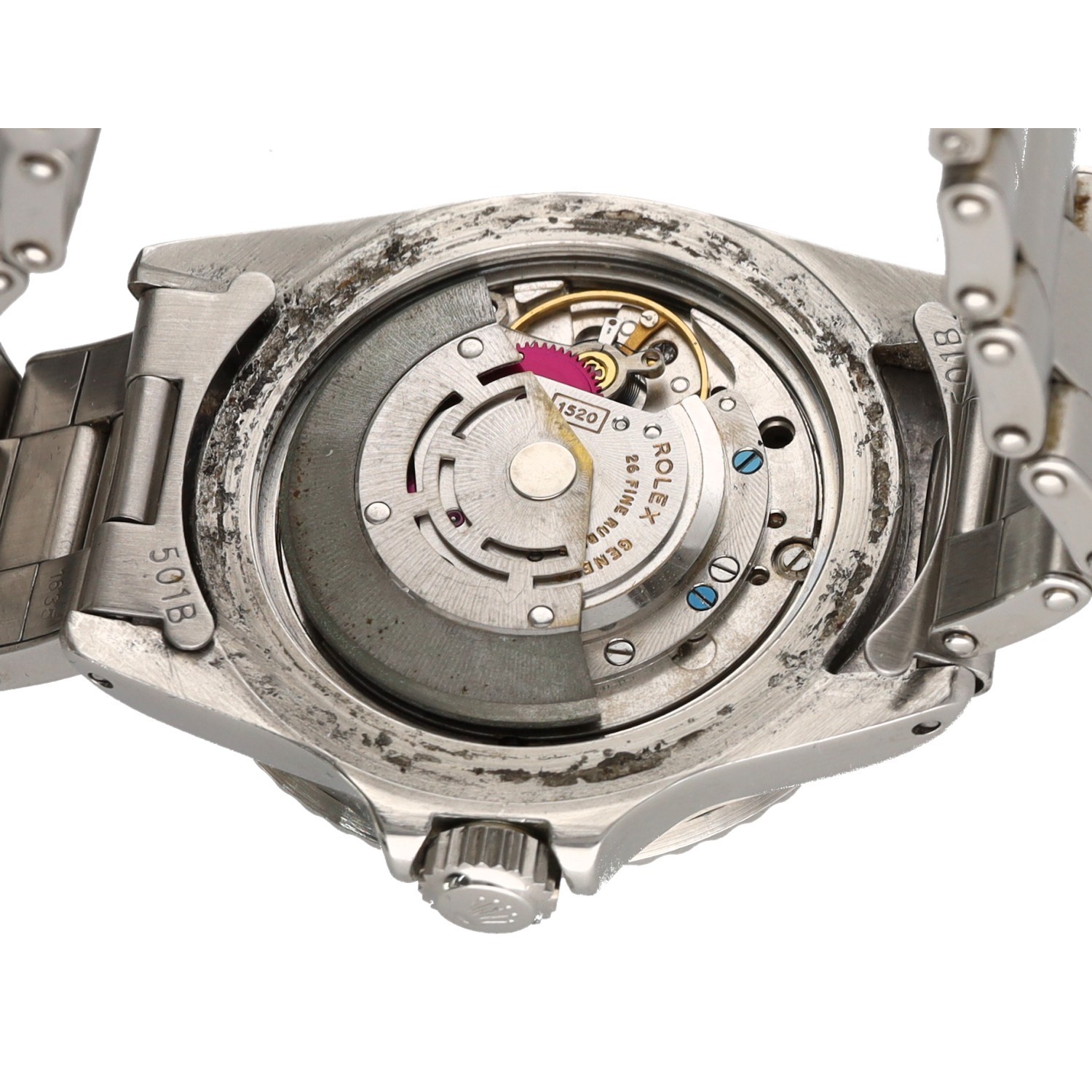 Rolex Oyster Perpetual Submariner 'metres first' stainless steel gentleman's wristwatch, reference - Bild 6 aus 7