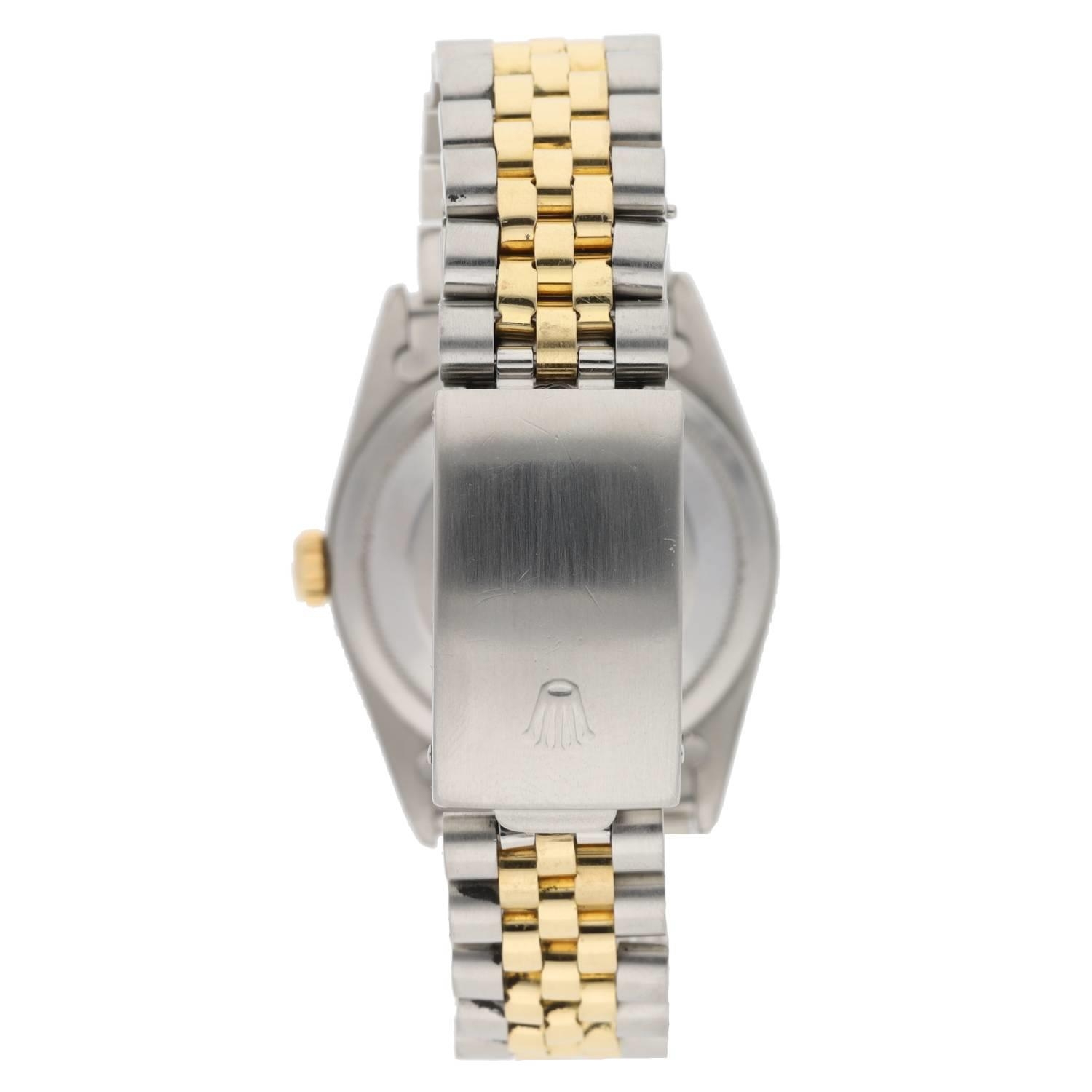 Rolex Oyster Perpetual Datejust gold and stainless steel gentleman's wristwatch, reference no. - Image 4 of 5