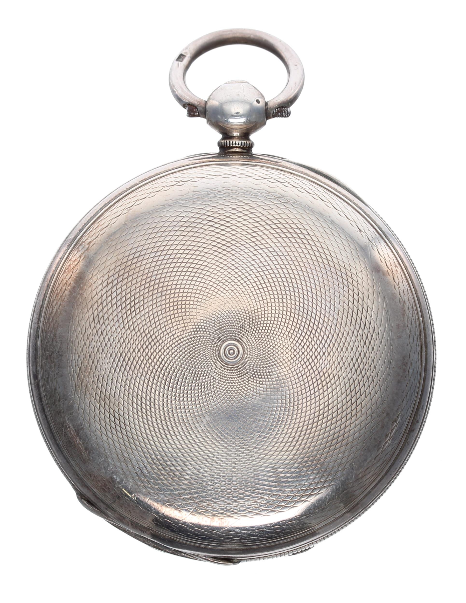 Parkinson & Frodsham, London - 19th century silver verge hunter pocket watch, signed fusee movement, - Bild 5 aus 5