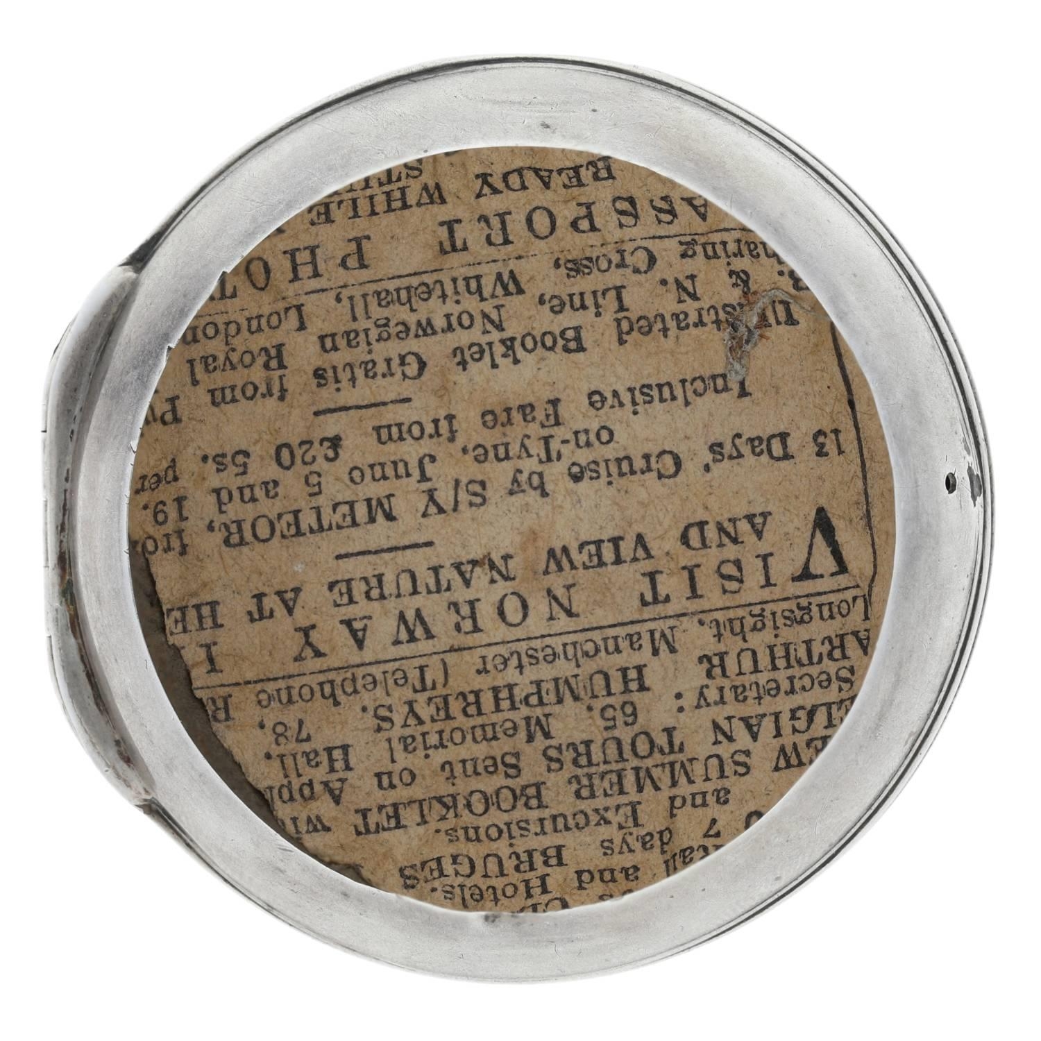 J. Richards, London - English George III silver pair cased verge pocket watch, London 1772, signed - Image 10 of 10