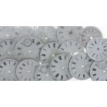 Quantity of enamel fob watch dials (60 approx)