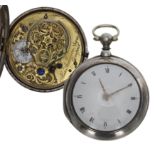 Alex’nd Anderson, Liverpool - English 18th century verge pair cased pocket watch, London 1794,