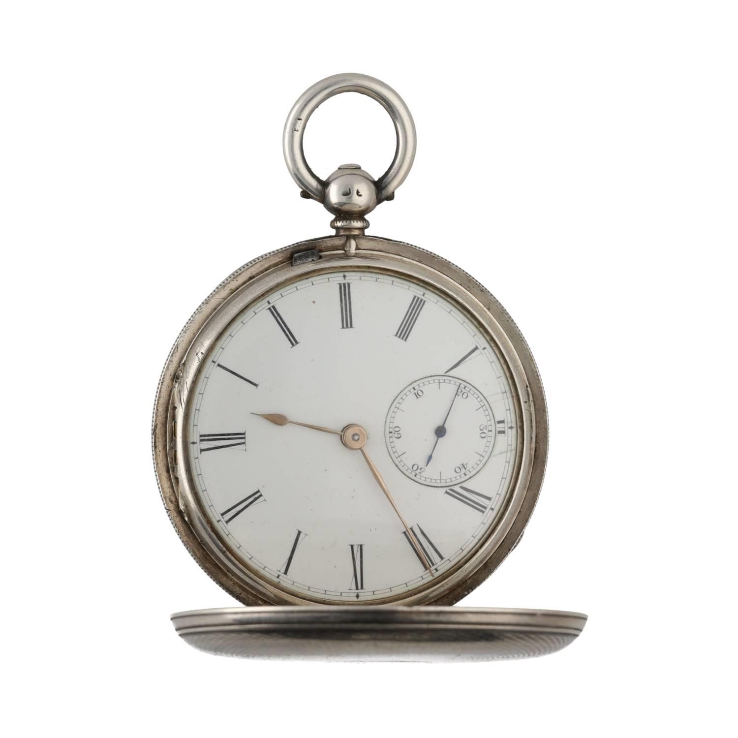 Charles Frodsham, London - Victorian silver fusee lever hunter pocket watch, London 1853, the - Image 2 of 5
