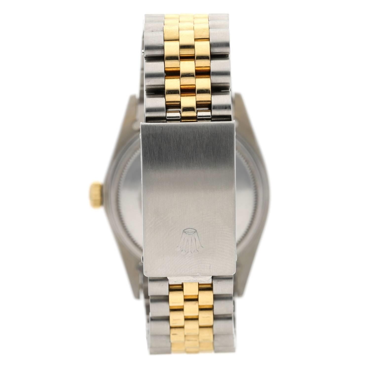 Rolex Oyster Perpetual Datejust gold and stainless steel gentleman's wristwatch, reference no. - Image 4 of 5