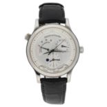 Jaeger-LeCoultre Master Control Geographic 1000 Hours automatic stainless steel gentleman's