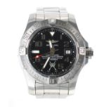 Breitling 'R.A.F Regiment' 75th Anniversary stainless steel automatic gentleman's wristwatch,