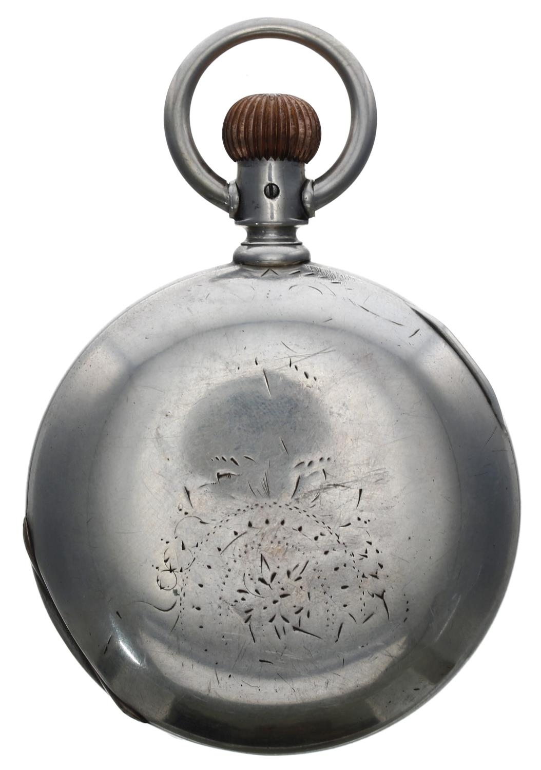 Elgin National Watch Co. 'G.M. Wheeler' lever set hunter pocket watch, circa 1893, serial no. - Image 5 of 5