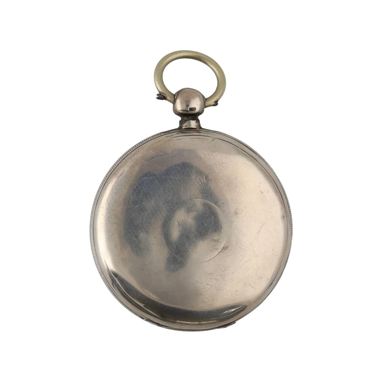 Elgin National Watch Co. silver lever pocket watch, circa 1874, serial no. 425720, signed movement - Image 3 of 3