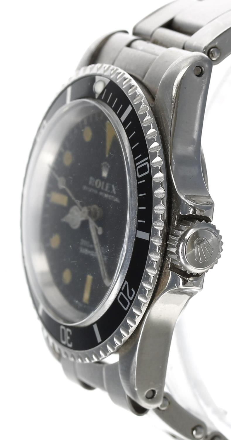 Rolex Oyster Perpetual Submariner 'metres first' stainless steel gentleman's wristwatch, reference - Image 3 of 7