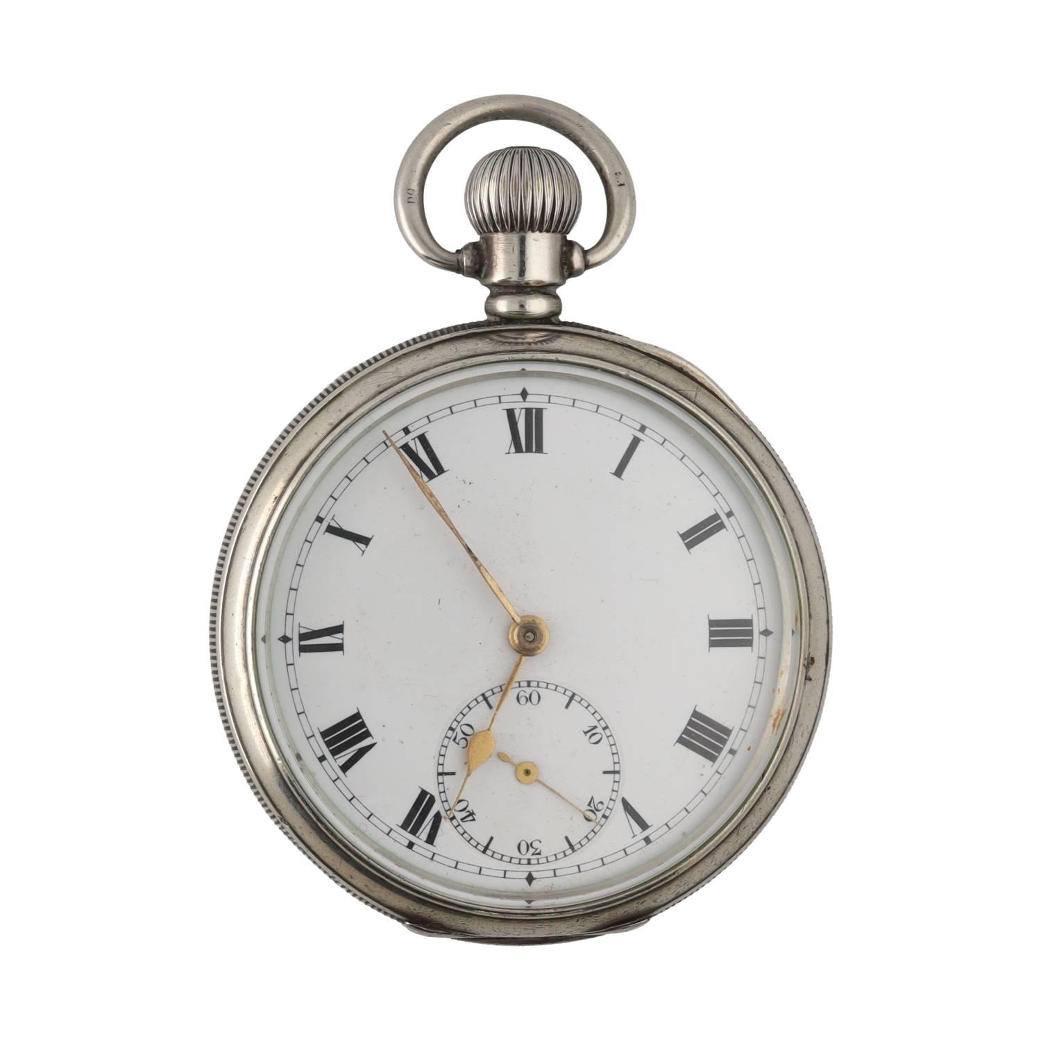 Dimier Freres & Co., Selezi  - silver lever pocket watch, Birmingham 1916, signed movement, hinged