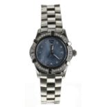 Tag Heuer Aquaracer stainless steel lady's wristwatch, reference no. WAF141J, serial no. REY4xxx,