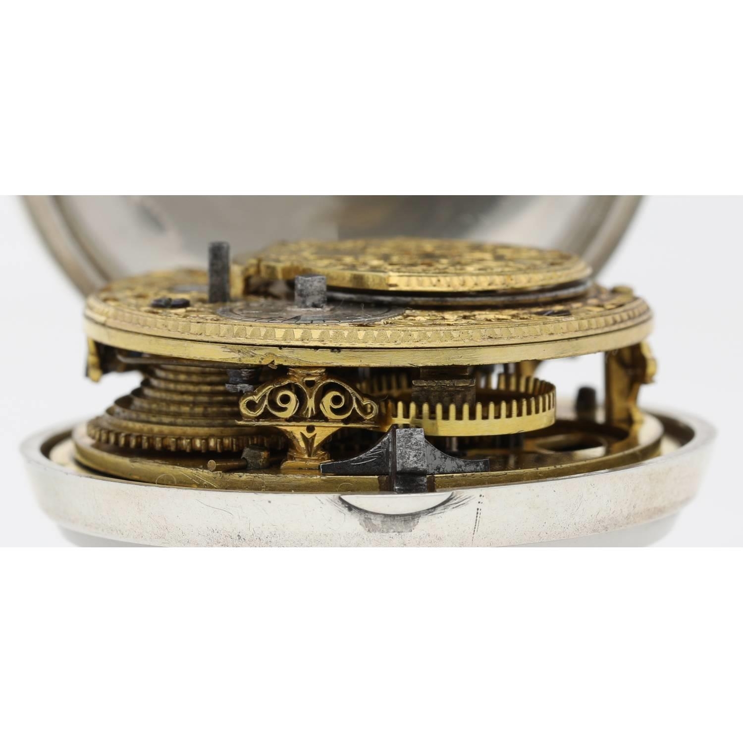 Edward Prior, London - 19th century silver pair cased verge pocket watch made for the Turkish - Image 6 of 10