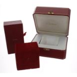 Cartier - Lotion for Jewellery and Watches, with brush and cloth, within a Cartier box with booklet;