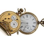 American Waltham 'Riverside' 18ct lever set hunter pocket watch, circa 1886, serial no. 3190461,