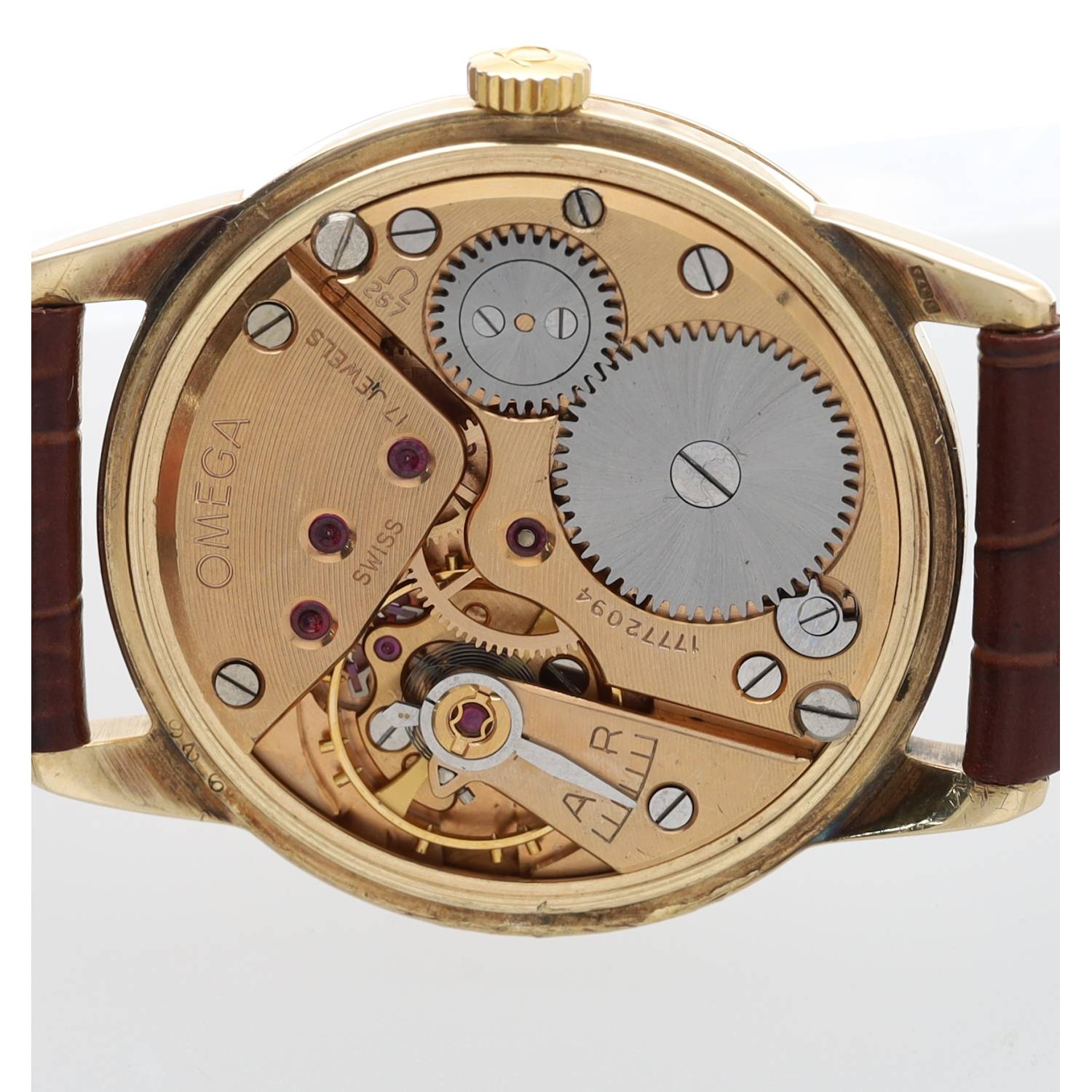 Omega Genéve 9ct gentleman's wristwatch, case no. 969 34926, serial no. 17772xxx, circa 1960, - Image 6 of 7