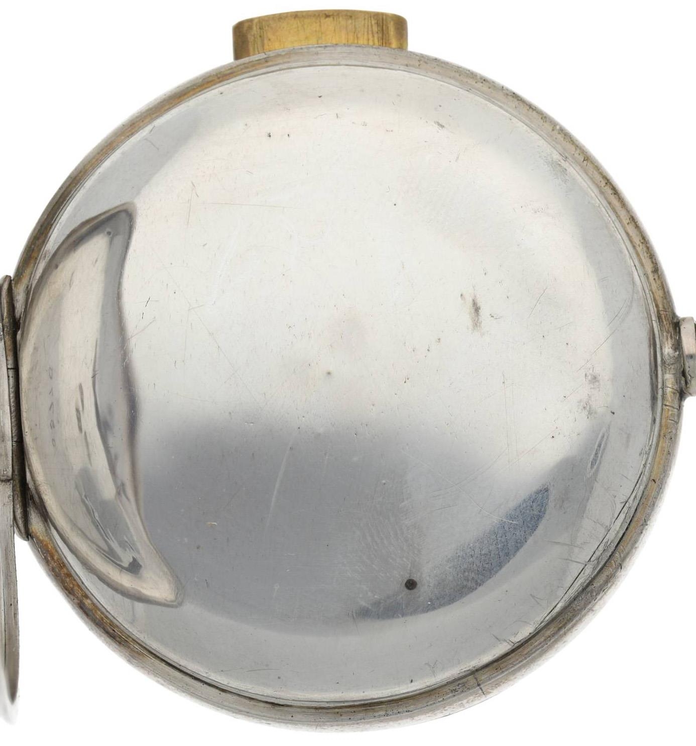 Swiss silver minute repeating pocket watch, import hallmarks for London 1913, gilt frosted lever - Bild 6 aus 6