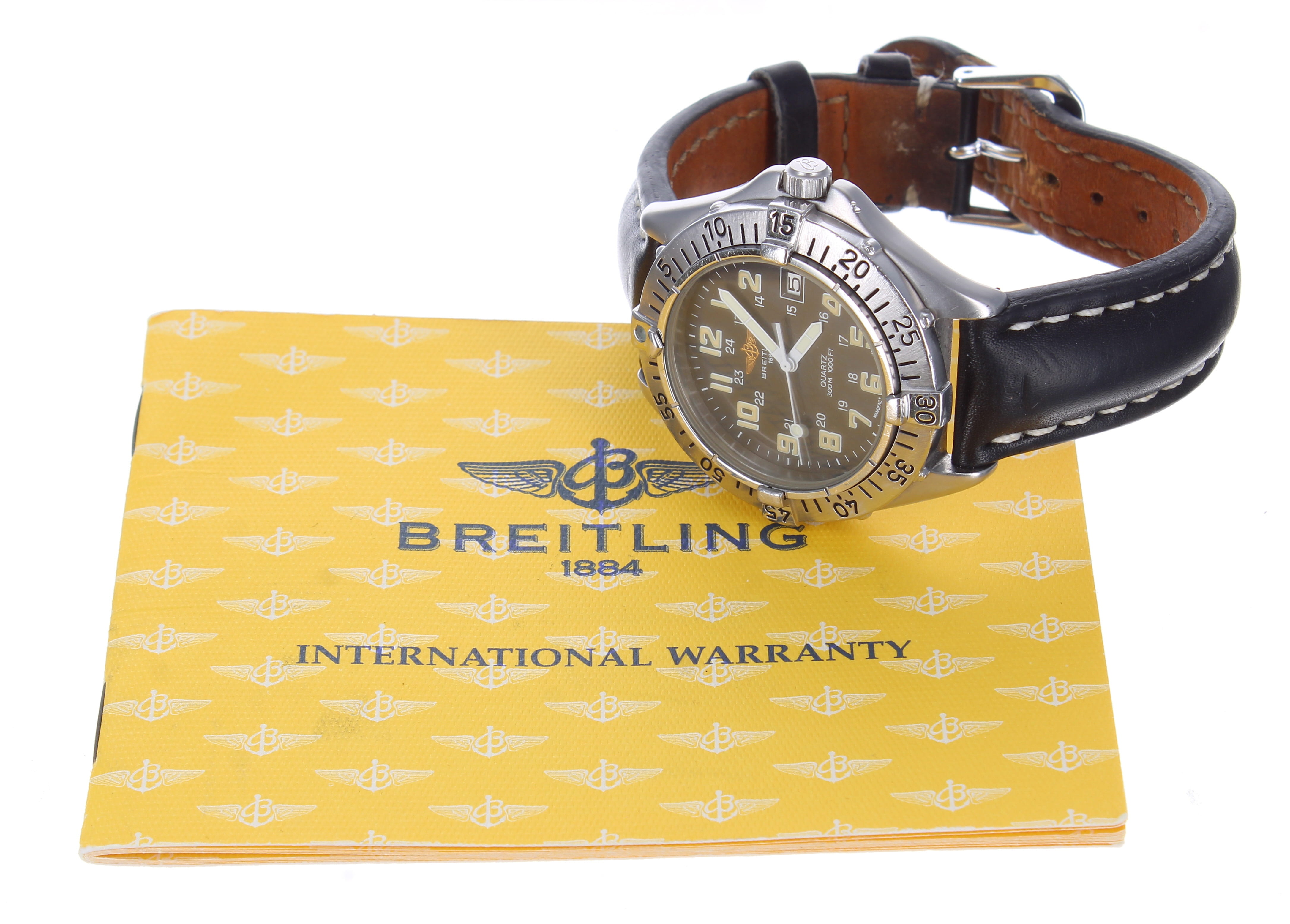 Breitling Colt Quartz stainless steel gentleman's wristwatch, reference no. A57035, serial no. - Image 3 of 4