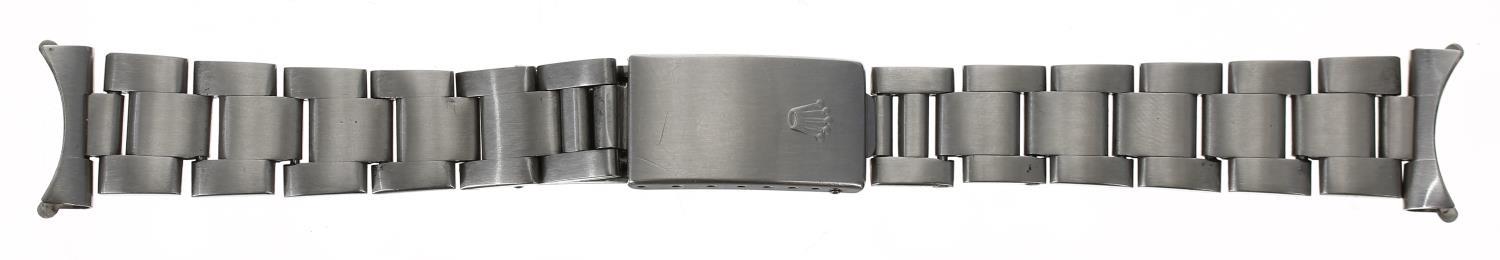 Rolex Oyster stainless steel gentleman's wristwatch bracelet, reference X7 78350 17, with 557 end