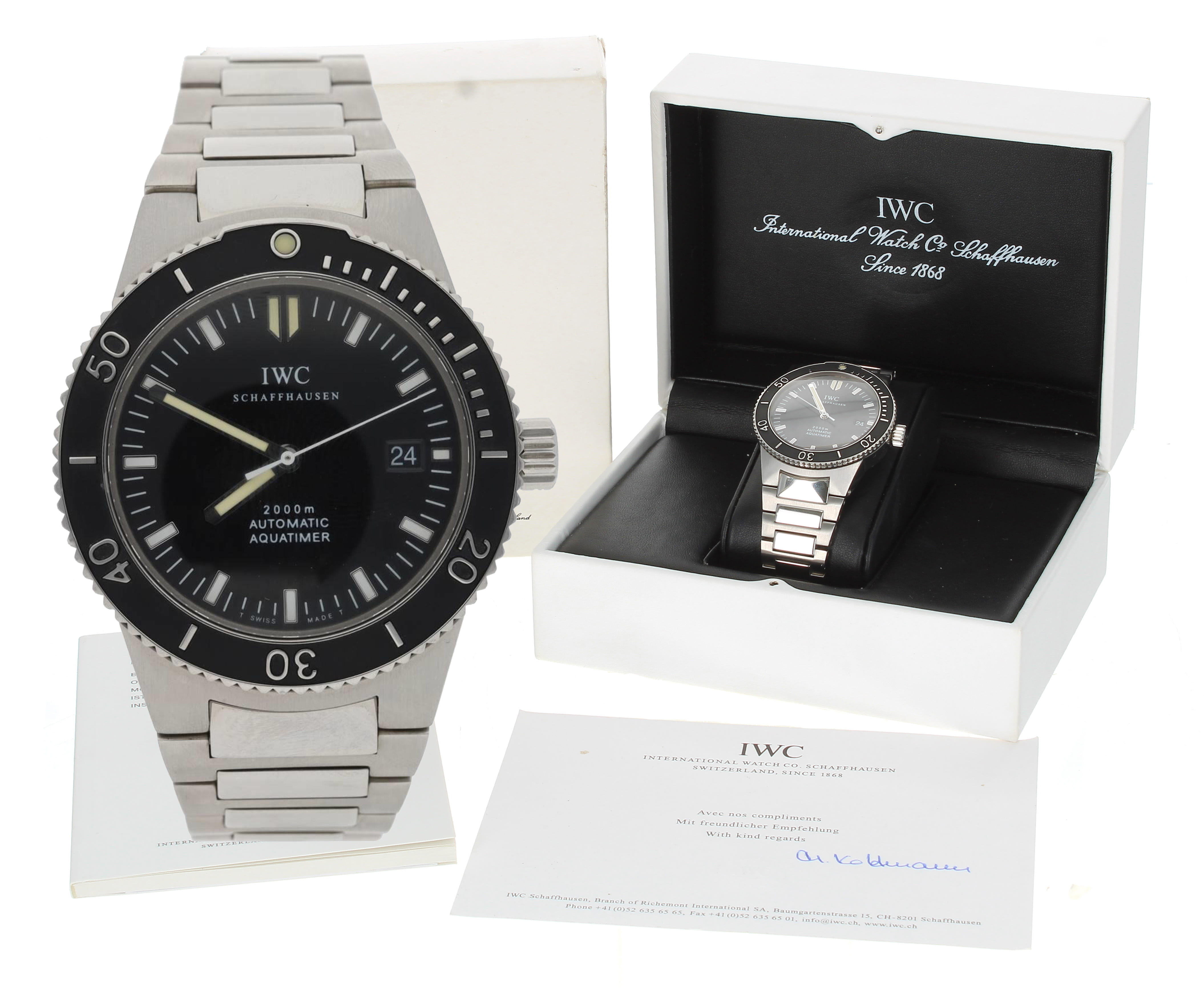 IWC (International Watch Company) Aquatimer GST 2000M automatic stainless steel gentleman's