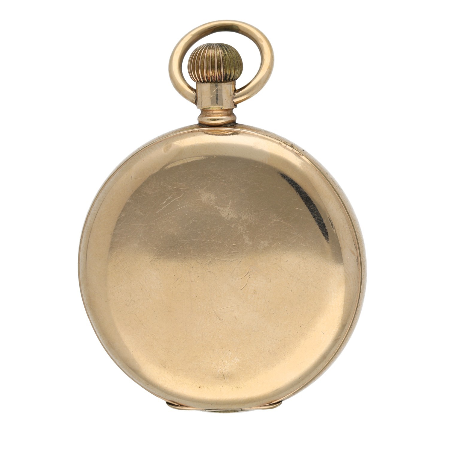 Syren - Swiss gold filled lever pocket watch, signed movement, hinged cuvette, the dial with - Image 3 of 3
