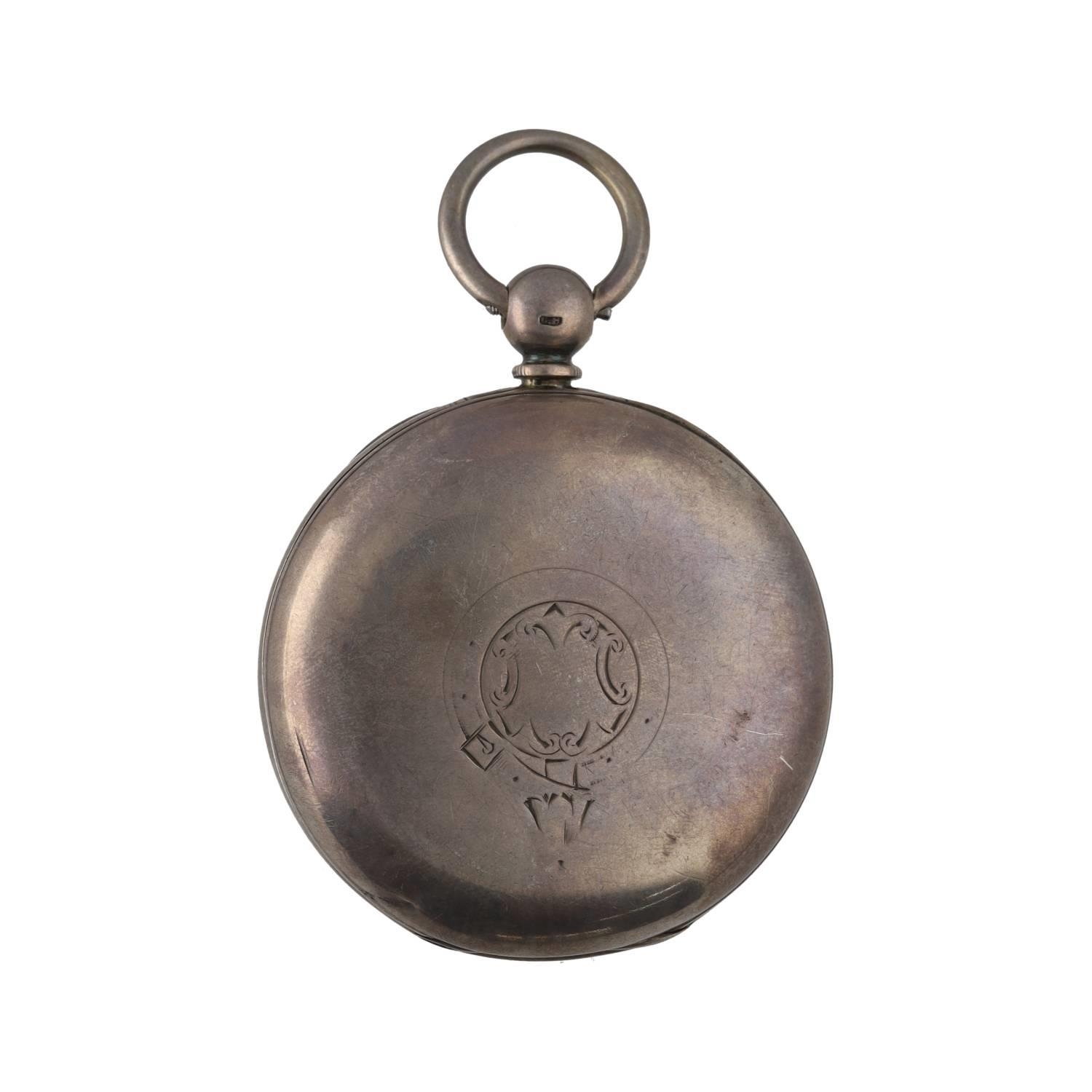 American Waltham 'Martyn Square.' silver lever pocket watch, circa 1897, serial no. 838954, signed - Image 3 of 3