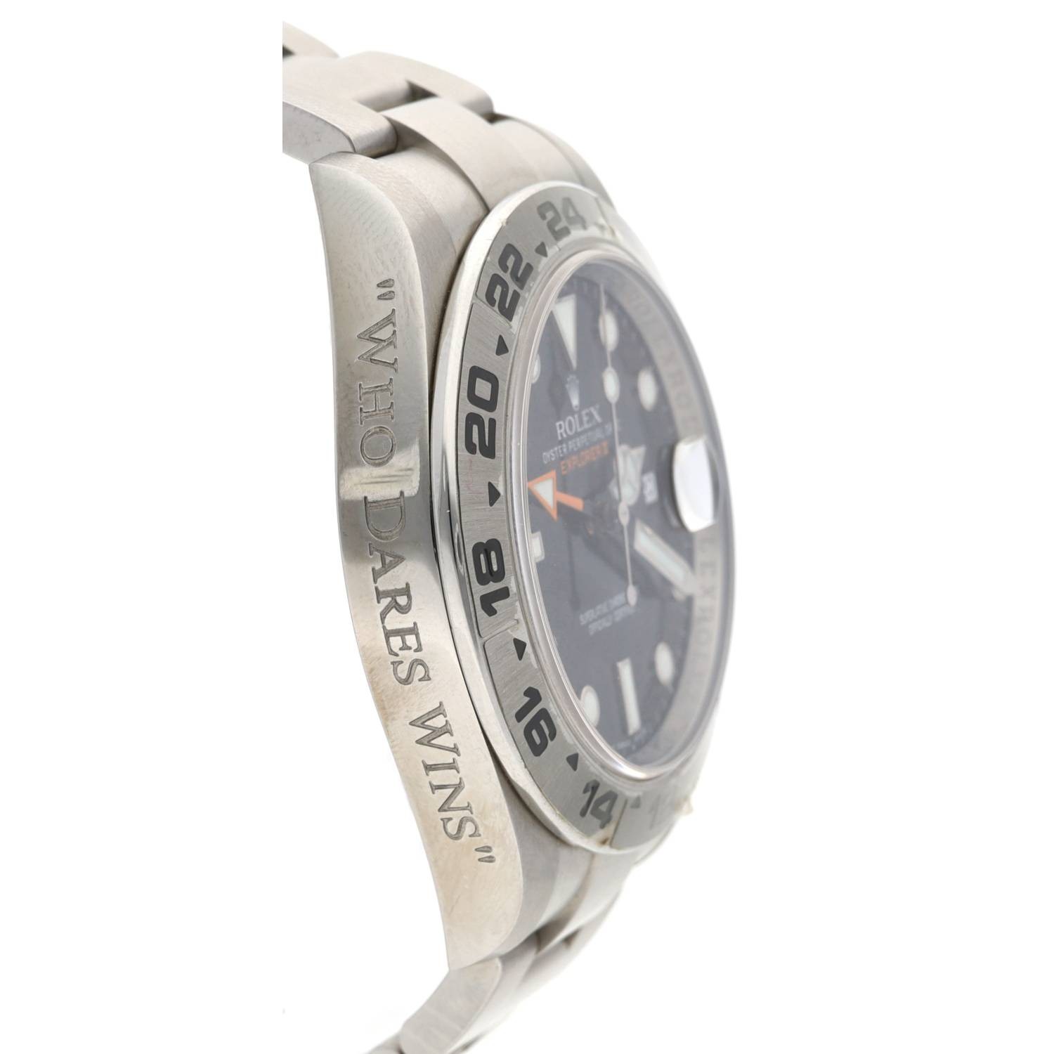 Rare Special Edition Military Commissioned Rolex Oyster Perpetual Date ‘SAS’ Explorer II stainless - Image 7 of 11