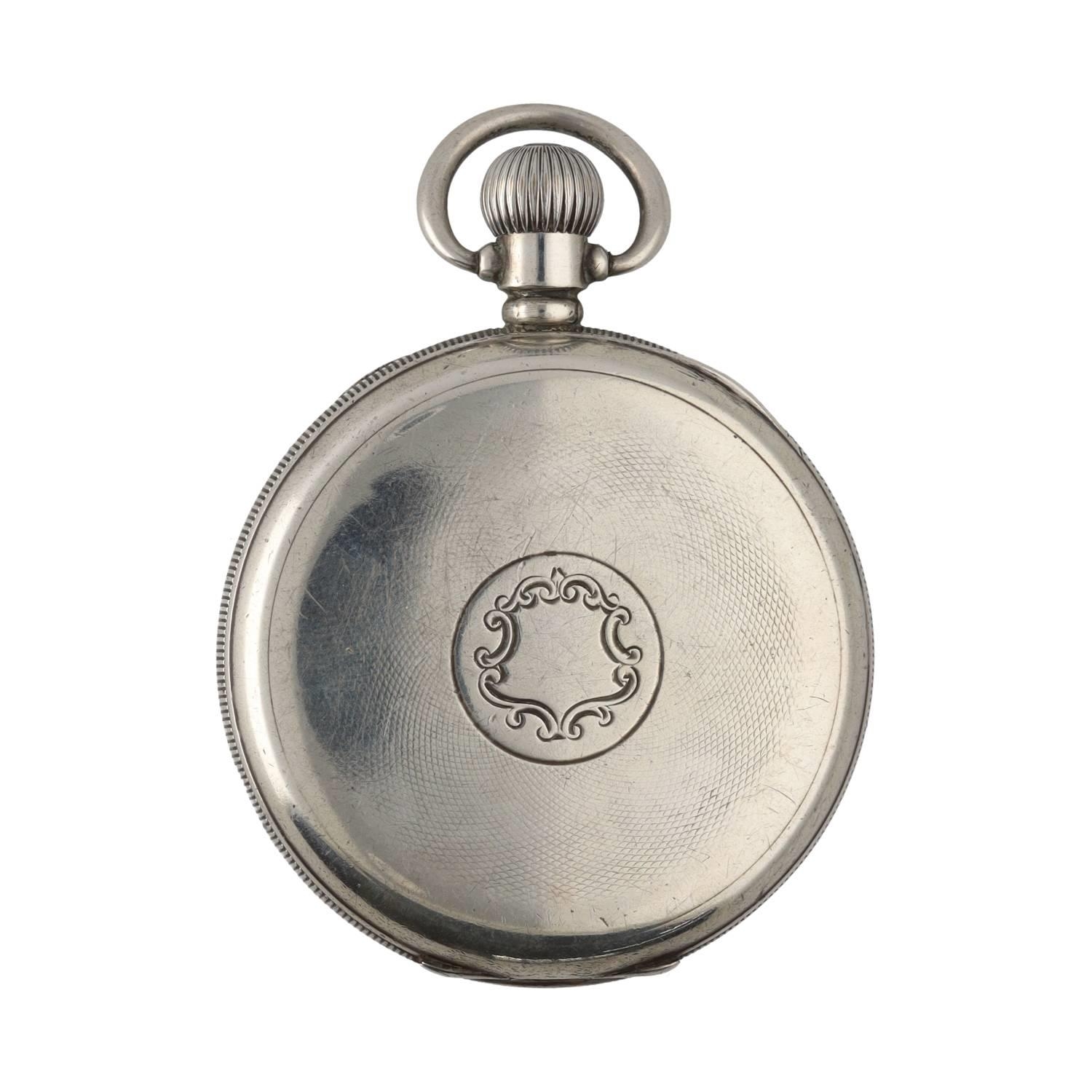 Dimier Freres & Co., Selezi  - silver lever pocket watch, Birmingham 1916, signed movement, hinged - Bild 3 aus 3