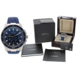 Fine Zenith El Primero Stratos Flyback automatic chronograph stainless steel gentleman's wristwatch,