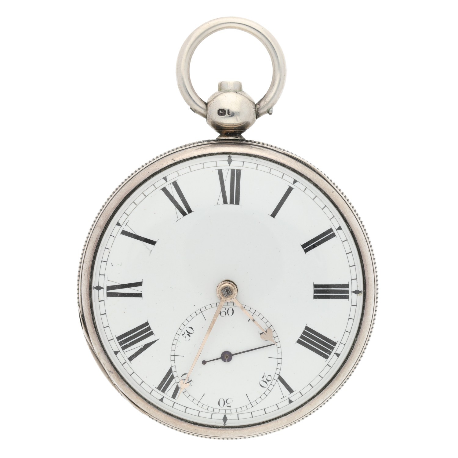 George IV silver fusee lever pocket watch, London 1828, unsigned movement, no. 11889, with Massey - Image 2 of 4