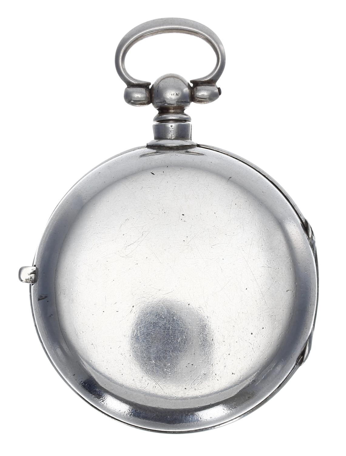 R&G Beesley, Liverpool - Victorian silver fusee lever pocket watch, Birmingham 1894, signed - Bild 4 aus 6