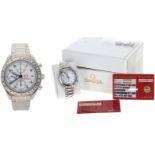 Omega Speedmaster Olympic Edition Chronograph automatic stainless steel gentleman's wristwatch,