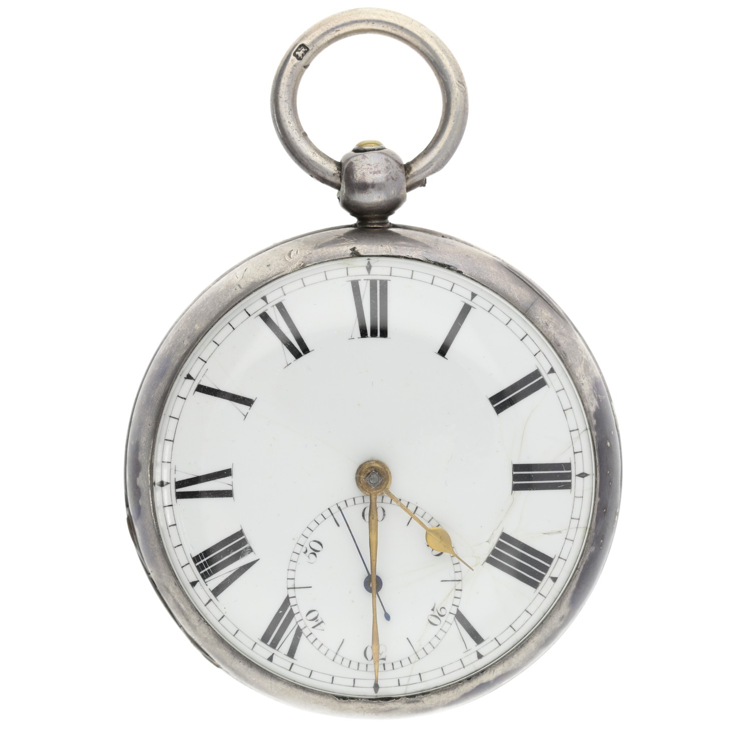 Grayhurst Harvey & Co., London - William IV silver cylinder pocket watch, London 1834, signed - Image 2 of 4