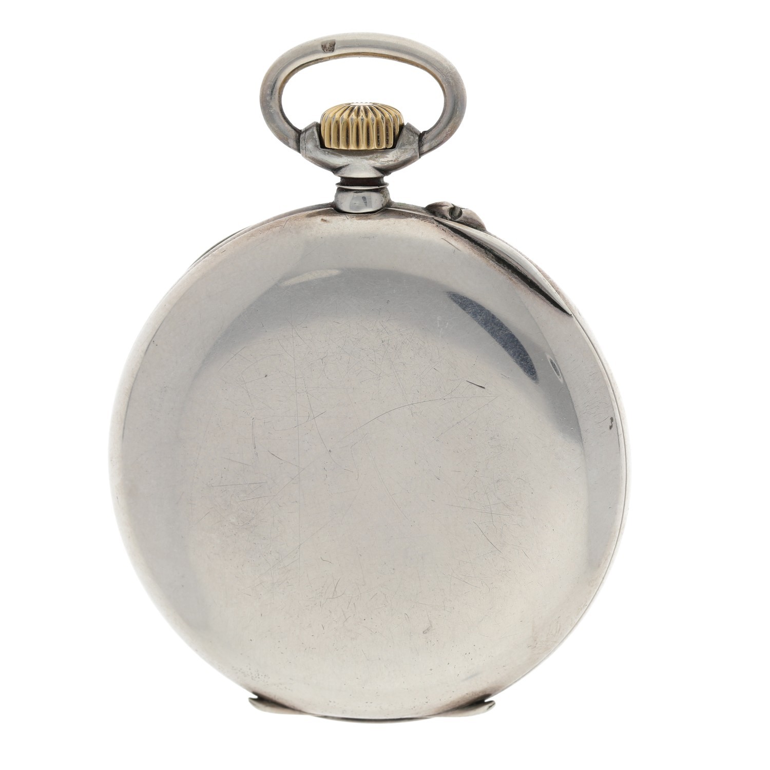 Le Roy & Cie - French white metal lever pocket watch, signed gilt frosted bar movement signed with - Bild 5 aus 5