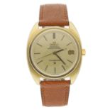 Omega Constellation Chronometer automatic gold capped and stainless steel gentleman's wristwatch,