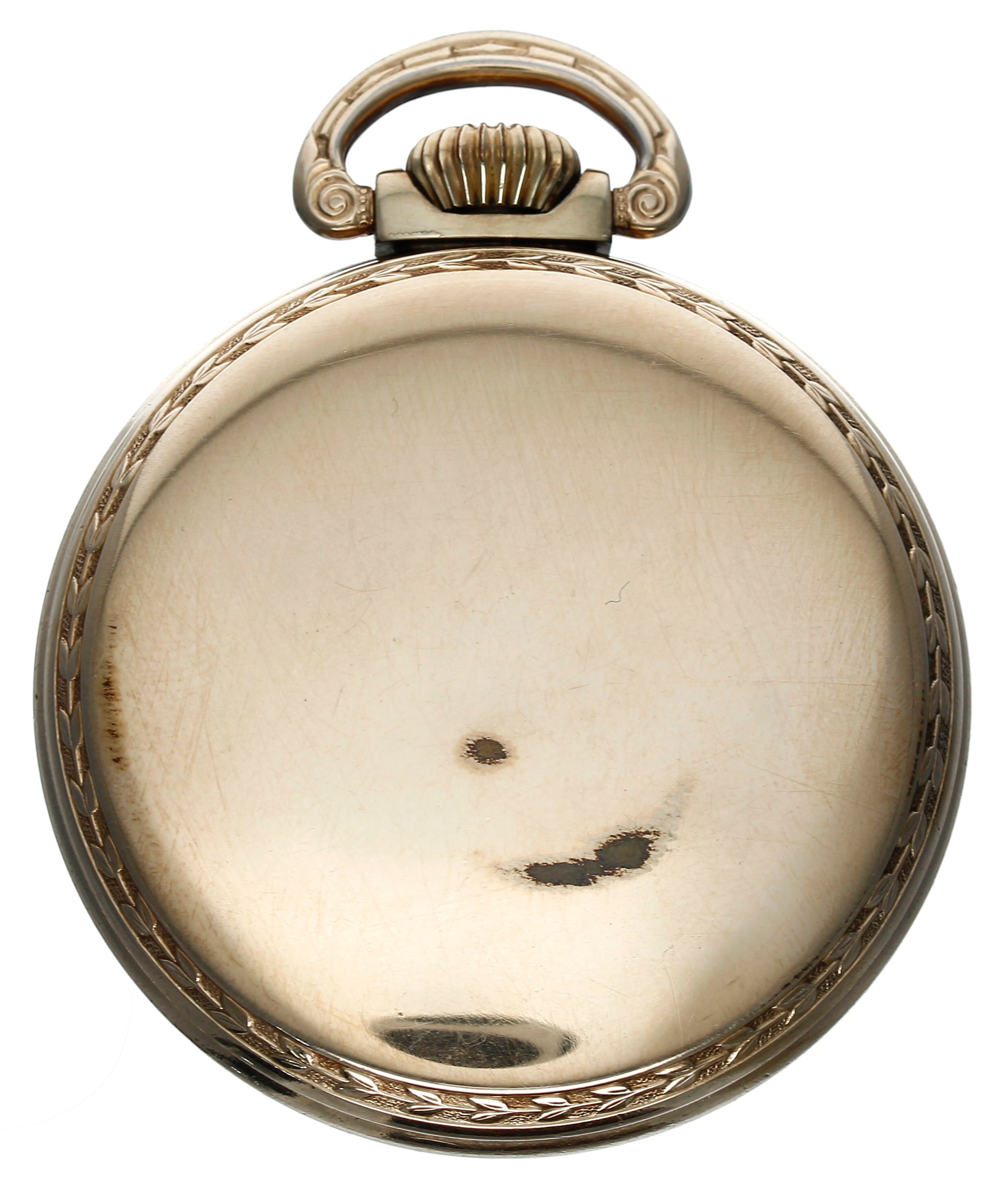 Illinois Watch Co. 'Bunn Special' 10k rolled gold lever set pocket watch, circa 1924, signed 21 - Image 4 of 4
