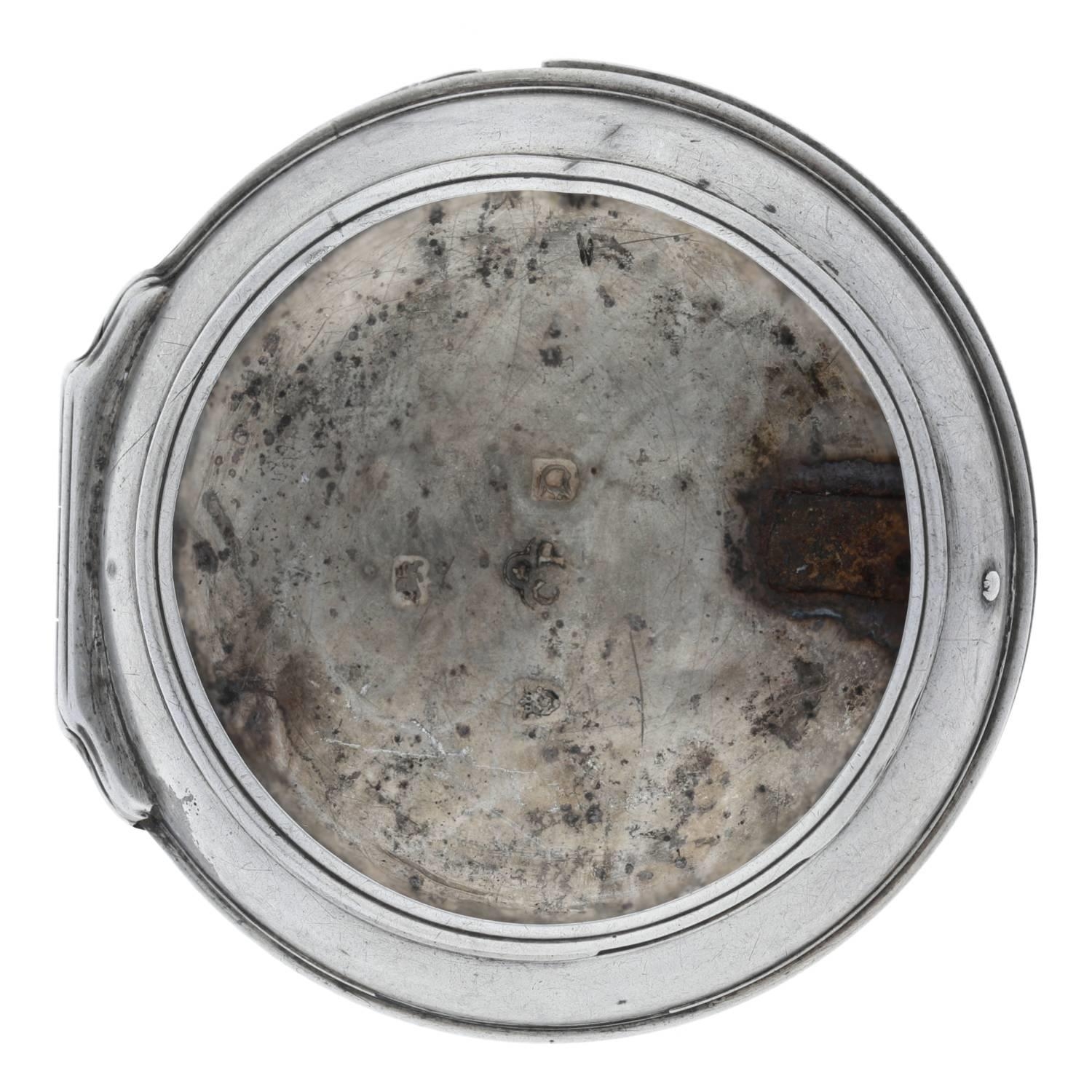 J. Roberts, London - George II English silver pair cased verge pocket watch, London 1759, signed - Image 10 of 10