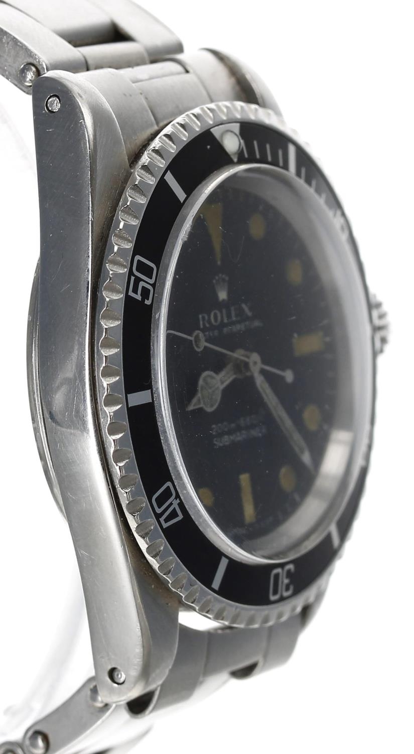 Rolex Oyster Perpetual Submariner 'metres first' stainless steel gentleman's wristwatch, reference - Bild 2 aus 7