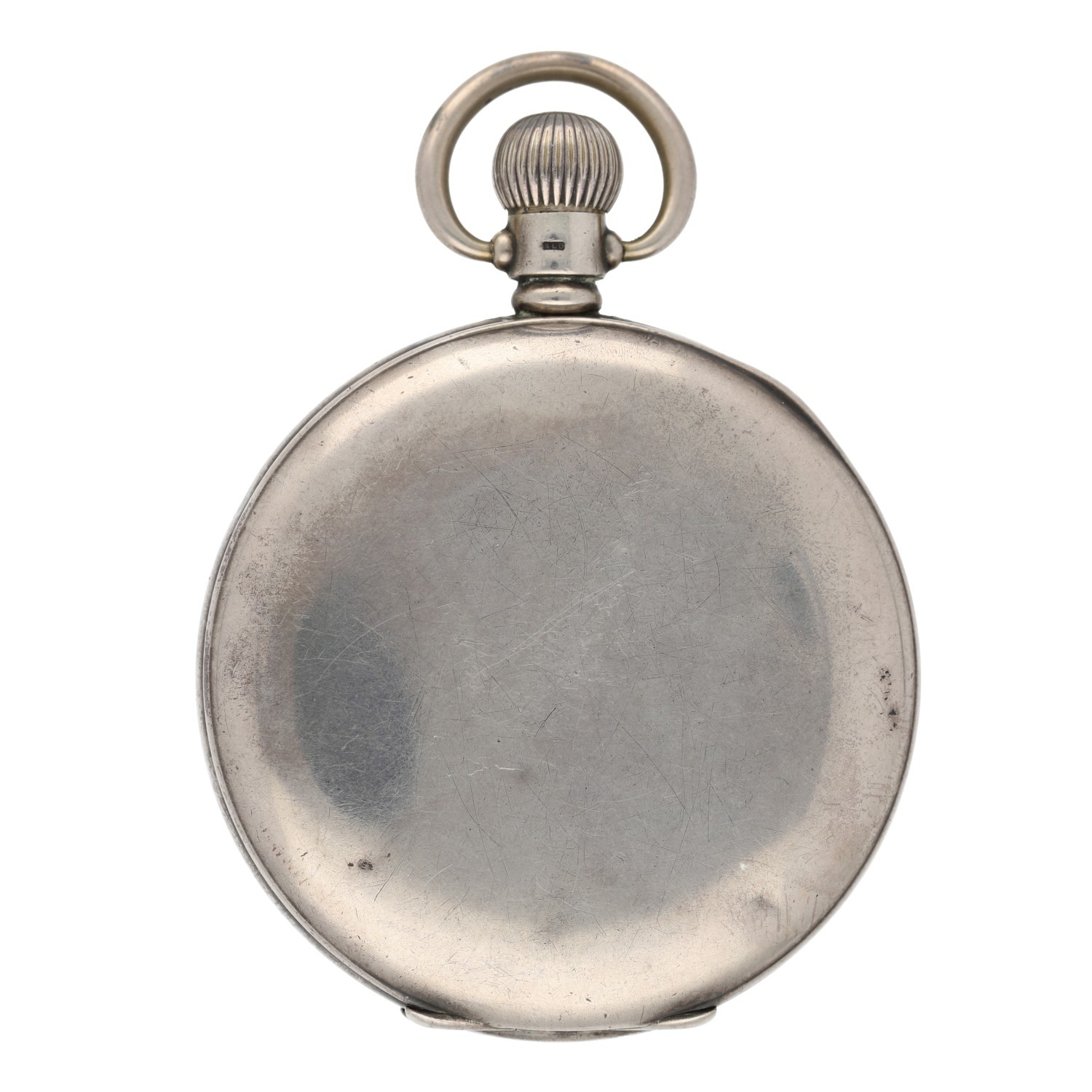 J.W. Benson - silver lever half hunter pocket watch, Birmingham 1928, signed 17 jewel movement, - Image 5 of 5
